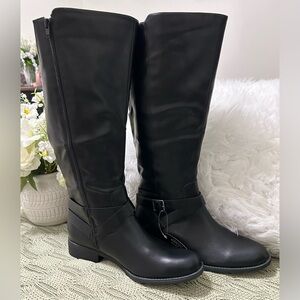 Style & Co. Black Over-the-Knee Riding Boots